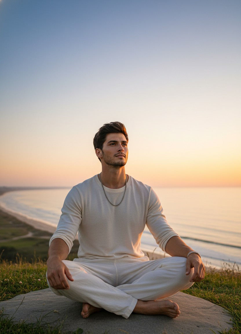 Wellness & Zen — Peaceful Sunrise (Male)