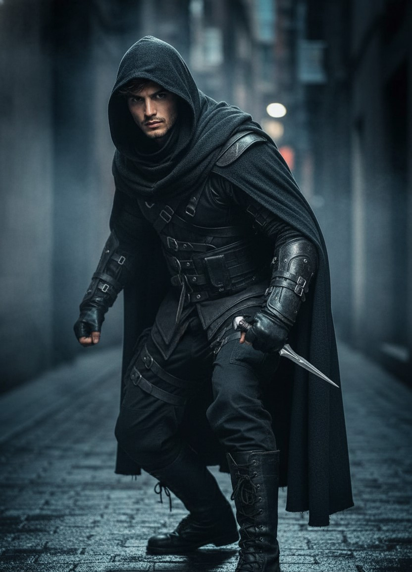 Midnight Glamour — Assassin Shadow Stealth (Male)