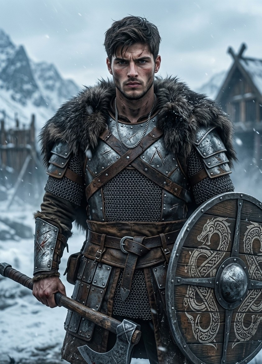 Midnight Glamour — Viking War Leader (Male)