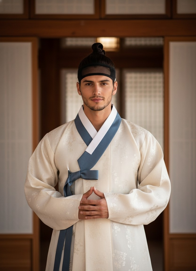Cultural Essence — Korean Hanbok Style (Male)